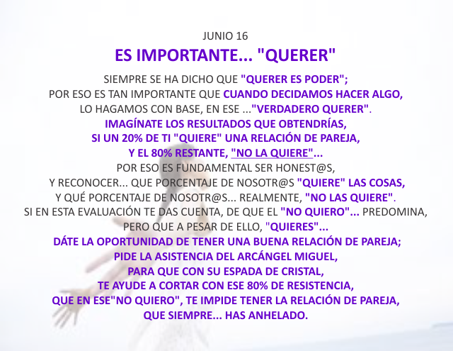 Es importante... 